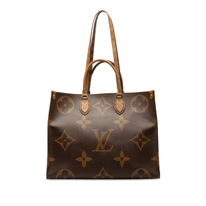 Louis Vuitton Monogram Reverse Giant OnTheGo GM Brown