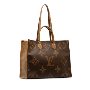 Louis Vuitton Monogram Reverse Giant OnTheGo GM Brown