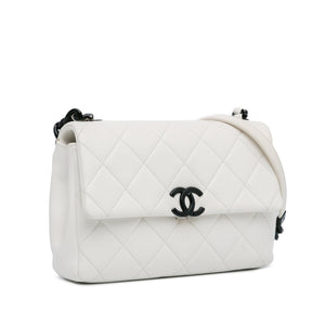 Chanel Medium Quilted Caviar My Everything Flap White