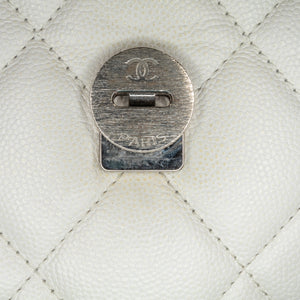 Chanel Medium Quilted Caviar My Everything Flap White