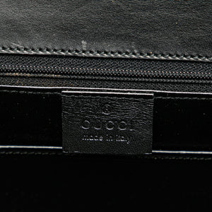 Gucci Suede Satchel Black