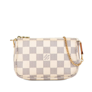 Louis Vuitton Damier Azur Mini Pochette Accessoires White