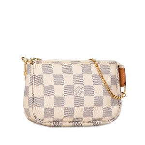 Louis Vuitton Damier Azur Mini Pochette Accessoires White