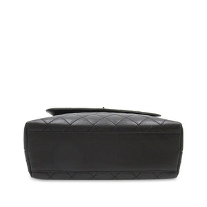 Chanel Caviar Kelly Top Handle Bag Black