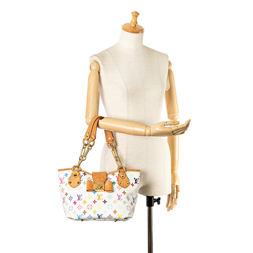 Louis Vuitton Monogram Multicolore Annie MM White