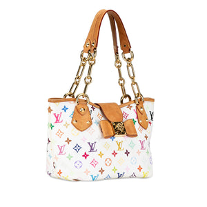 Louis Vuitton Monogram Multicolore Annie MM White