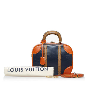 Louis Vuitton Monogram Reverse Valisette PM Blue