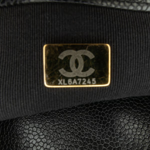 Chanel Quilted Caviar Single Flap Black