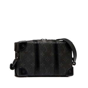 Louis Vuitton Monogram Eclipse Soft Trunk Wallet Crossbody Black