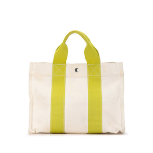 Hermès Toile Bora Bora PM Tote White