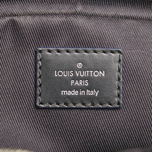 Louis Vuitton Damier Graphite Renaissance Map Danube Slim PM Black