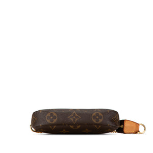 Louis Vuitton Monogram Mini Pochette Accessoires Brown