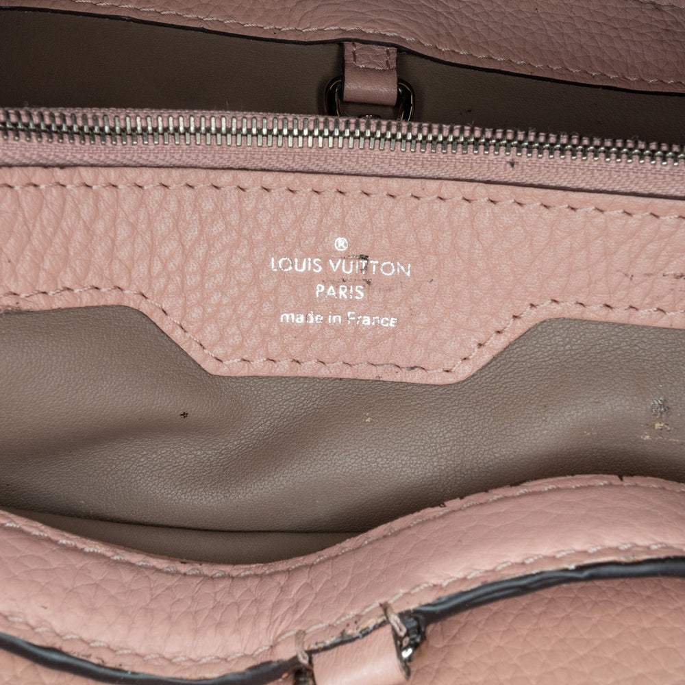 Louis Vuitton Taurillon Capucines MM Pink