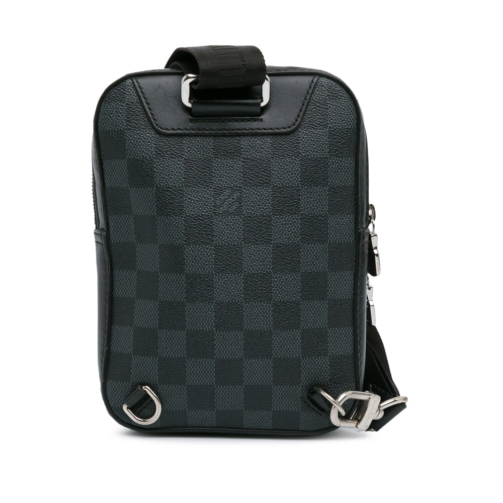 Louis Vuitton Damier Graphite 3D Amazone Sling Bag Black