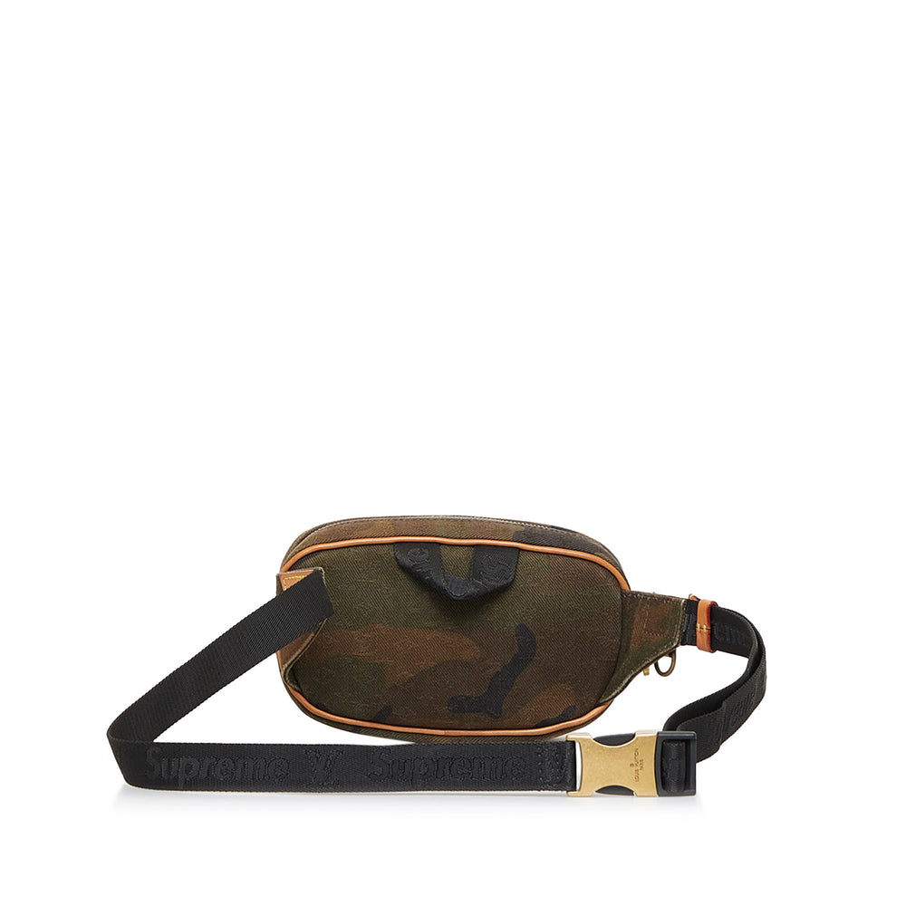 Louis Vuitton x Supreme Camouflage Belt Bag PM Brown