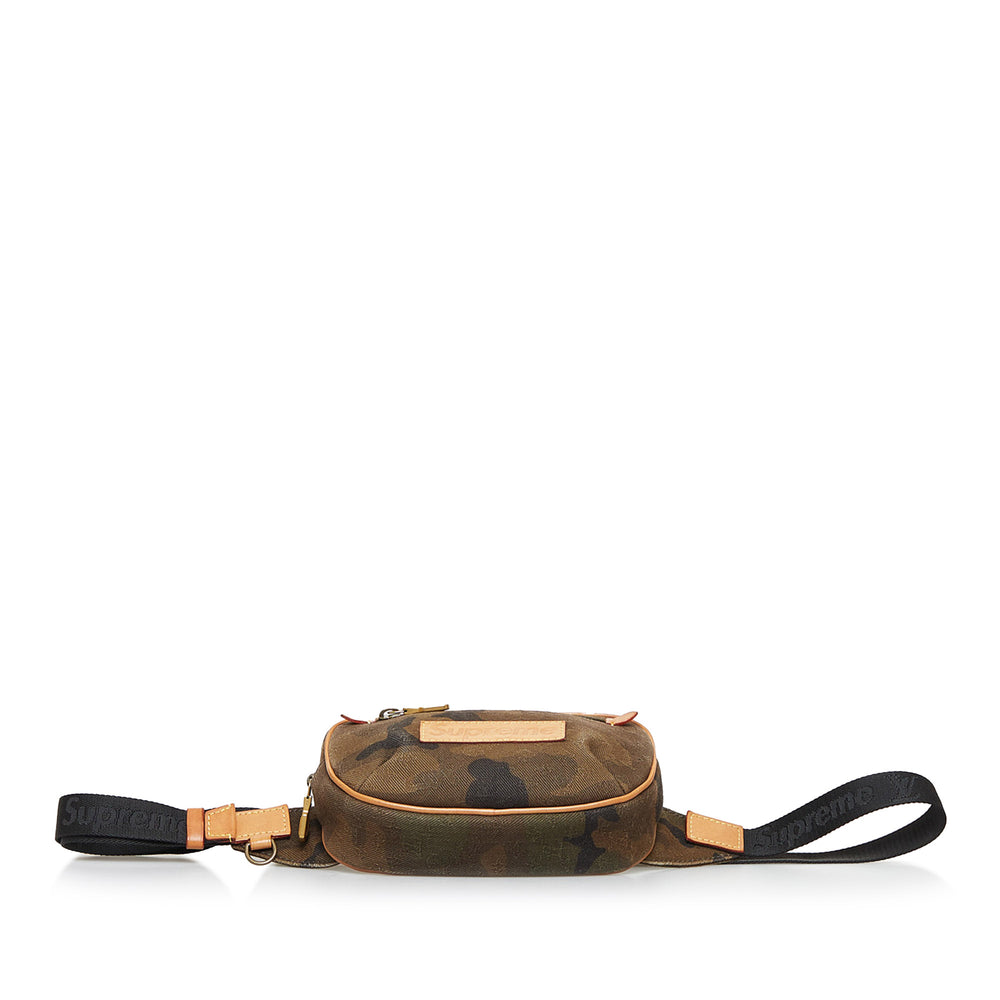 Louis Vuitton x Supreme Camouflage Belt Bag PM Brown