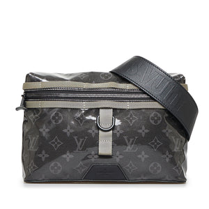 Louis Vuitton Monogram Eclipse Glaze Messenger Brown