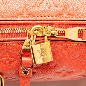 Louis Vuitton Monogram Empreinte Speedy Bandouliere 25 Red