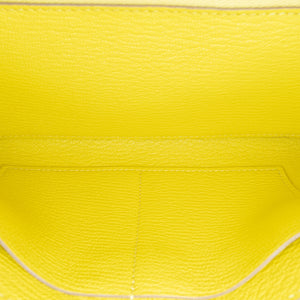 Hermès Chevre Mysore Kelly To Go Wallet Yellow