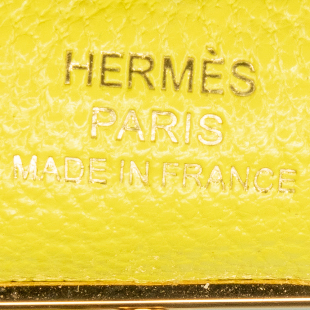 Hermès Chevre Mysore Kelly To Go Wallet Yellow