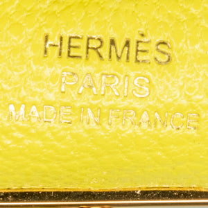 Hermès Chevre Mysore Kelly To Go Wallet Yellow