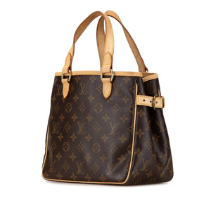 Louis Vuitton Monogram Batignolles Vertical PM Brown