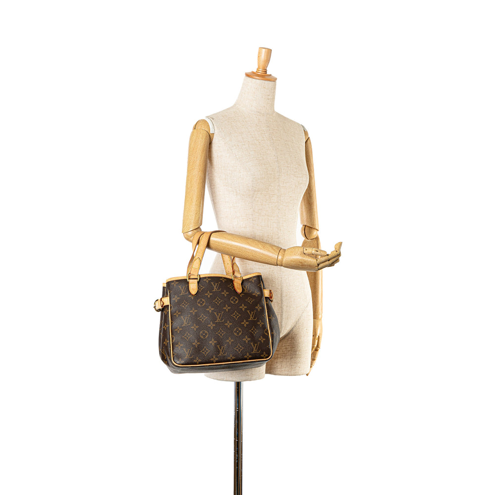 Louis Vuitton Monogram Batignolles Vertical PM Brown