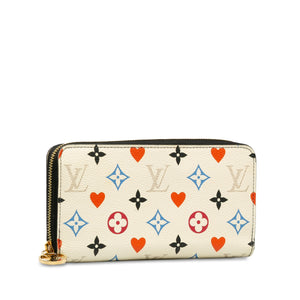 Louis Vuitton Monogram Game On Zippy Wallet White