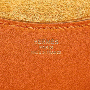 Hermès Clemence and Swift In The Loop 18 Orange