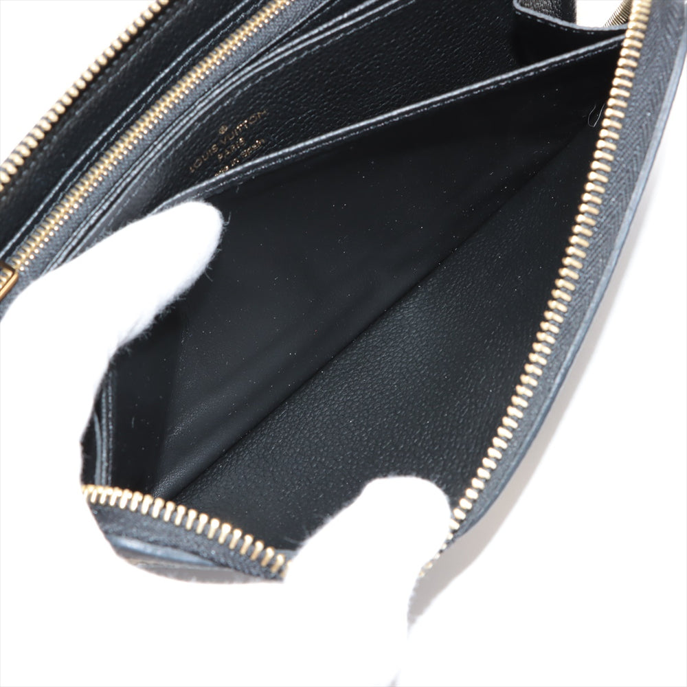 Louis Vuitton Bicolor Monogram Empreinte Zippy Wallet M80481 Noir Round-Zip-Wallet