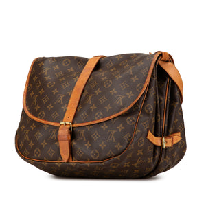 Louis Vuitton Monogram Saumur 35 Brown