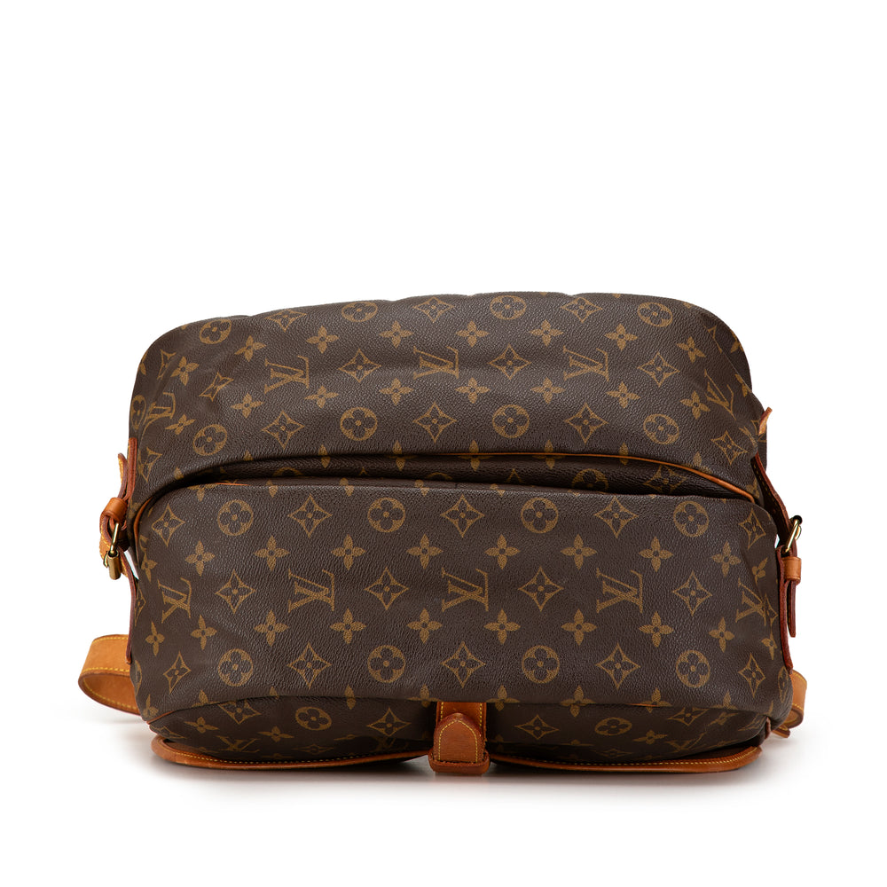 Louis Vuitton Monogram Saumur 35 Brown