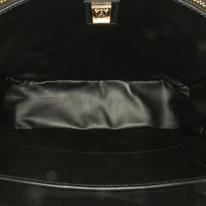 Gucci Leather Equestrian Crossbody Black