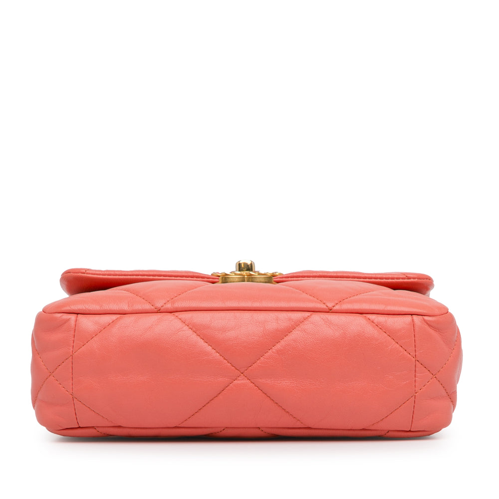 Chanel Medium Lambskin 19 Flap Pink