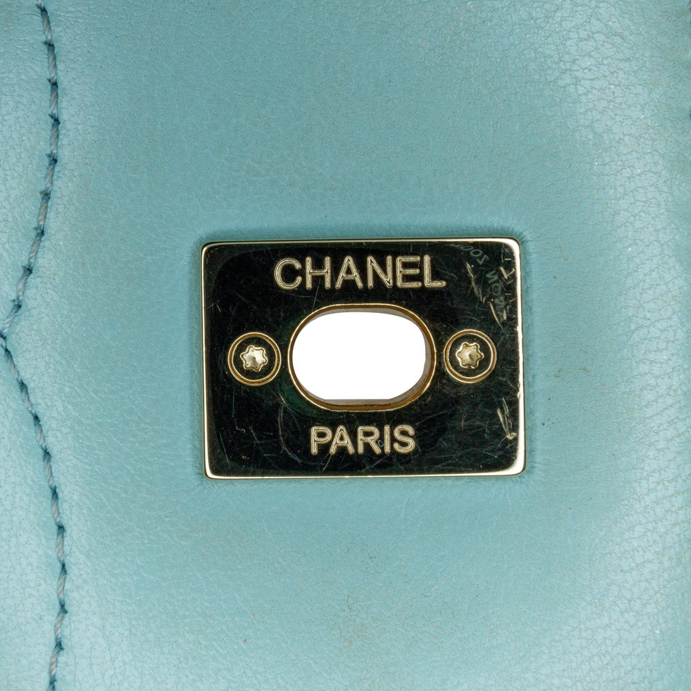 Chanel Small Lambskin Trendy CC Flap Blue