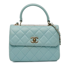 Chanel Small Lambskin Trendy CC Flap Blue