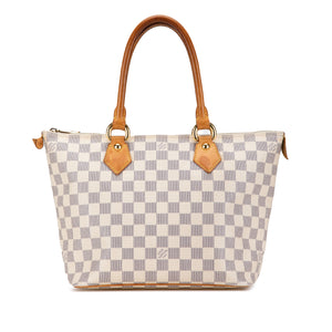 Louis Vuitton Damier Azur Saleya PM White