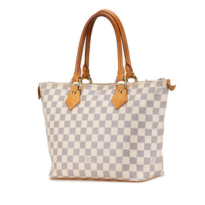 Louis Vuitton Damier Azur Saleya PM White